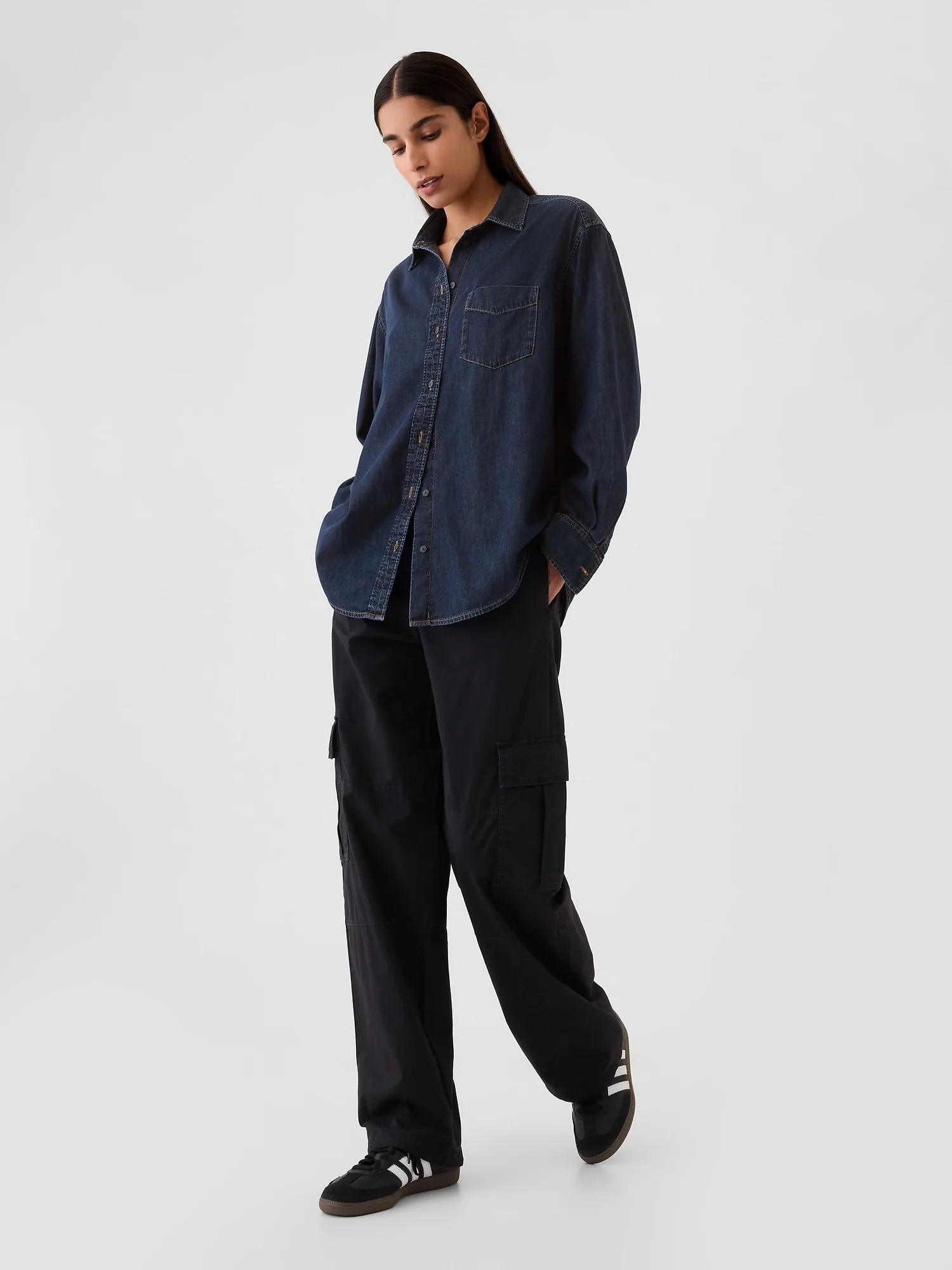 Denim Big Shirt - Image 3