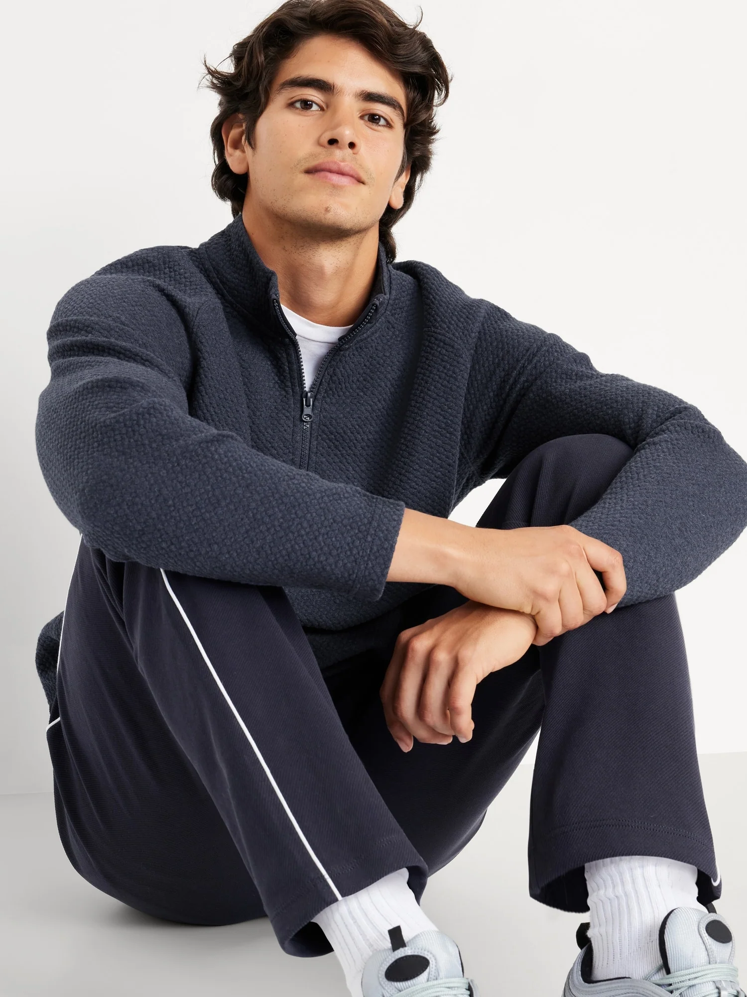 Dynamic Fleece Textured Half Zip - Image 3