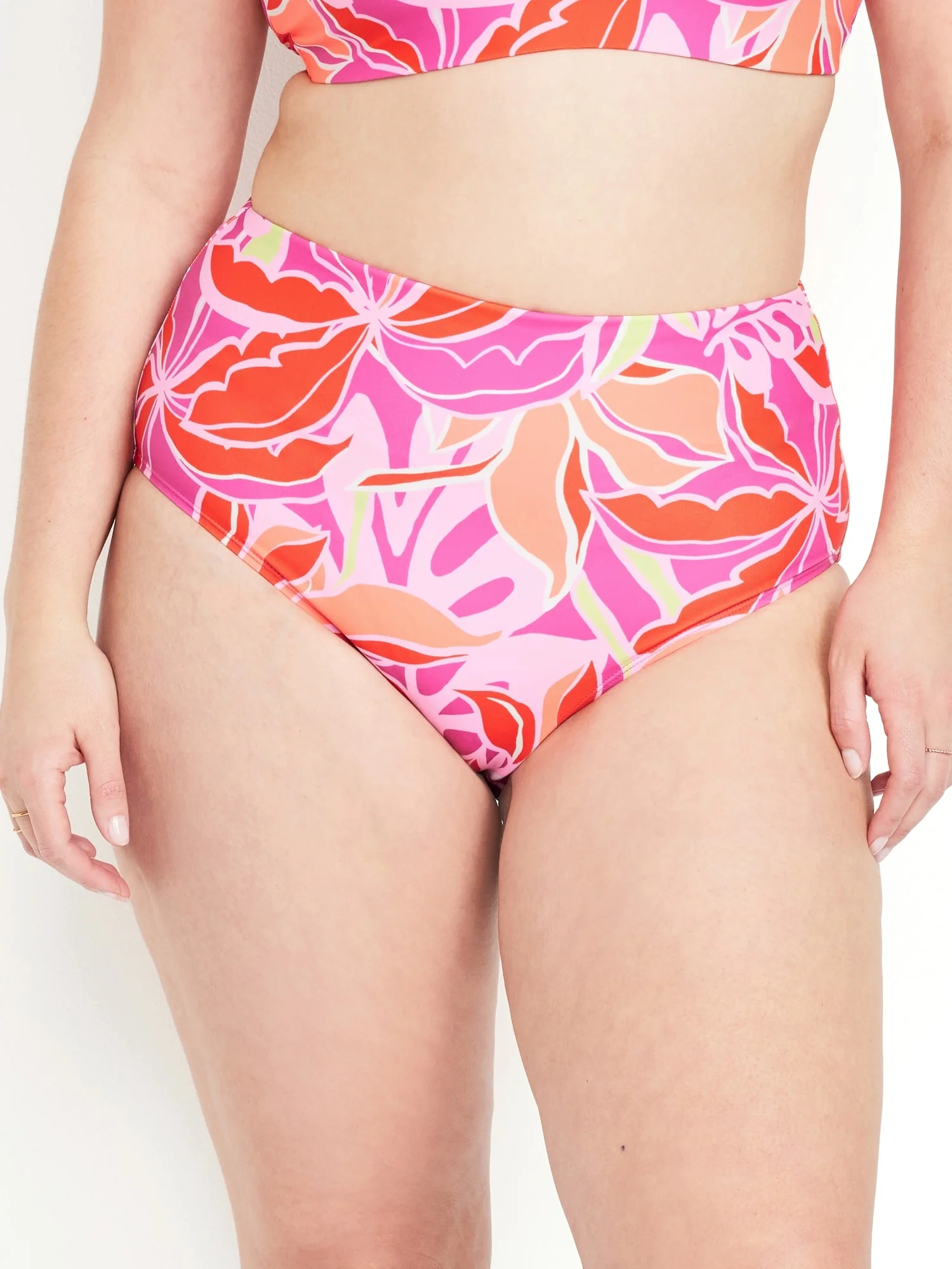 High-Waisted French-Cut Bikini Swim Bottoms - Image 5