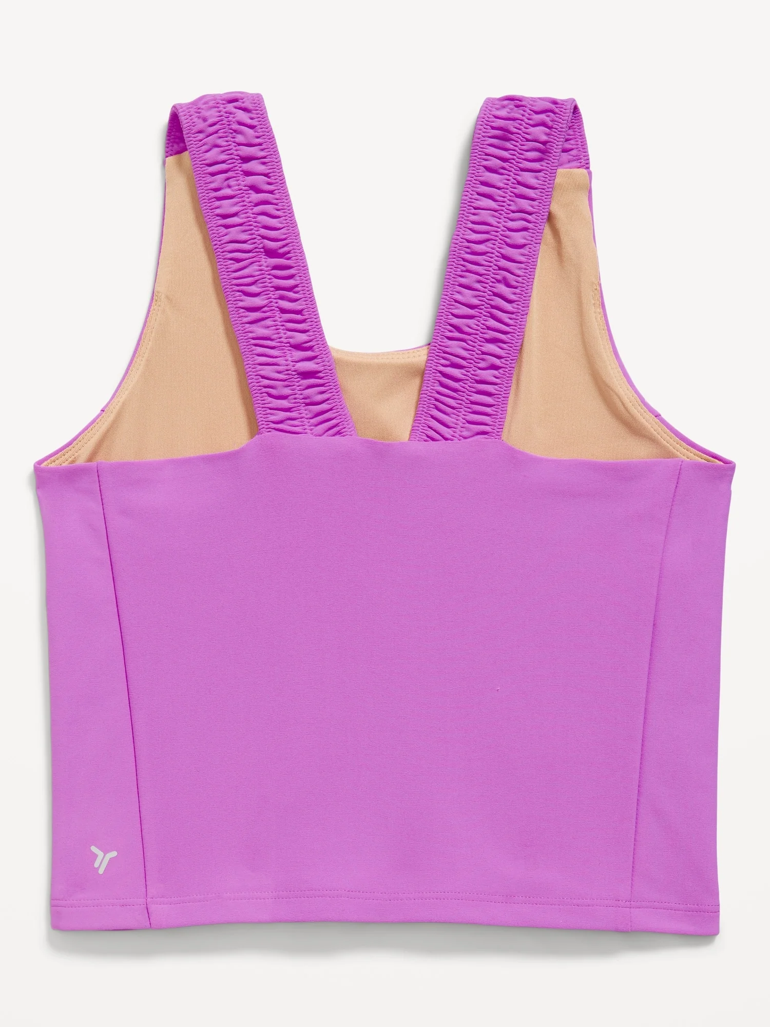 PowerSoft Ruched-Strap Tank Top for Girls - Image 4