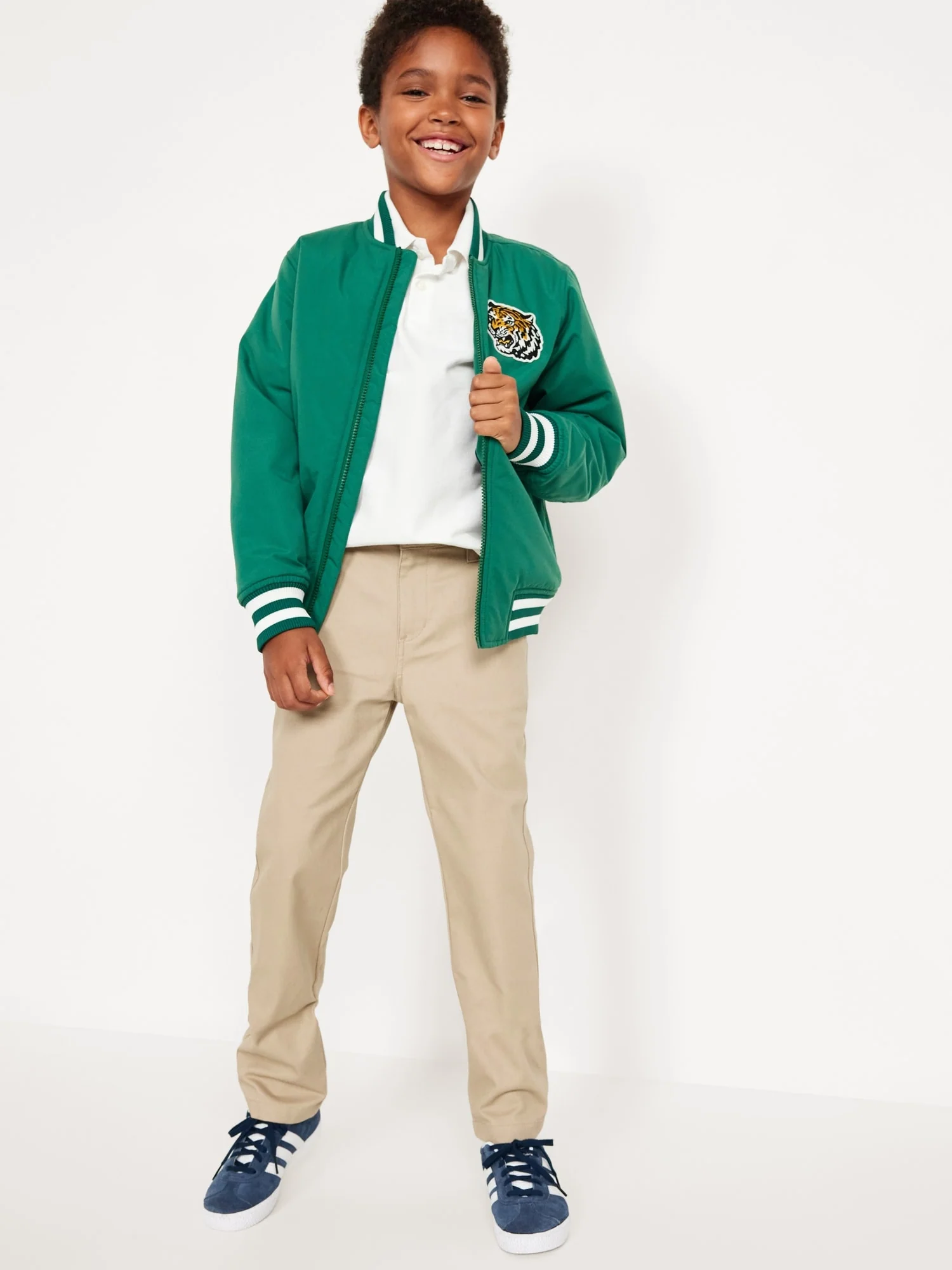 Slim School Uniform Chino Pants for Boys - Image 3