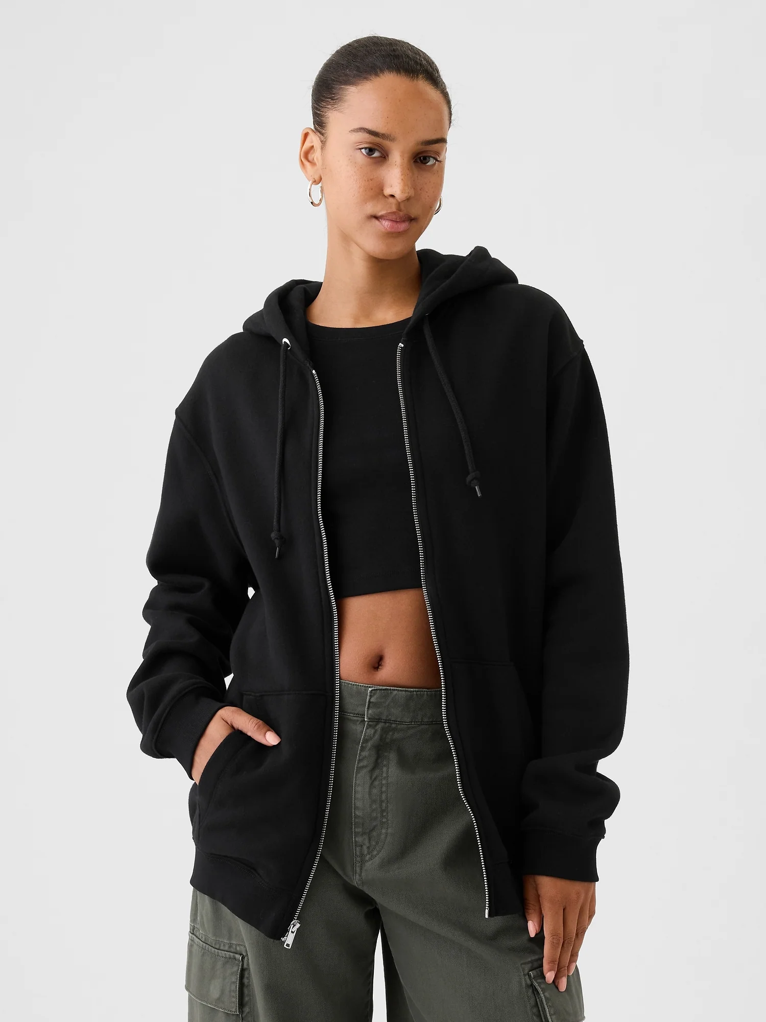 Adult VintageSoft Relaxed Zip Hoodie - Image 5